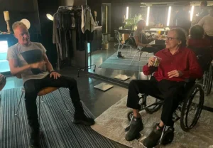 Sting se reunió con Charly García antes de su show.