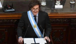 Javier Milei dio inicio a las sesiones ordinarias.