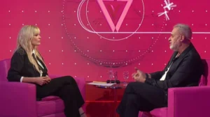 Viviana Canosa volvió a la televisión y entrevistó a Jorge Rial.