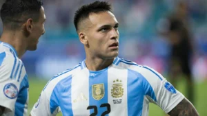 Lautaro Martínez es baja en la Selección Argentina.