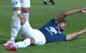 La impactante lesión de Victorio Ramis.