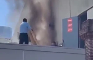 Incendio en el Alto Rosario Shopping.