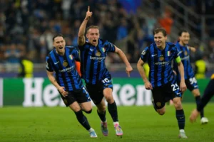Inter es el primer finalista de la Champions League.