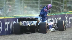 Fuerte choque de Colapinto en la clasificación de Imola.