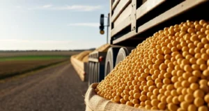 Camionero es asaltado en Timbúes con su cargamento de soja.