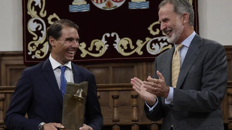 Rafael Nadal fue reconocido como marqués por Felipe VI.