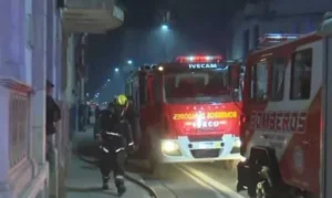 Barrio Martin: incendio en una residencia estudiantil.