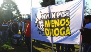 Marcha contra el consumo de drogas en Rosario.