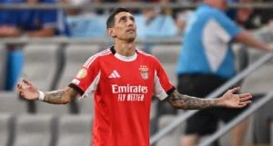 Di María se despidió del Benfica.