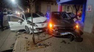 Fuerte choque en zona macrocentro.