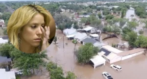Shakira dona sus ganancias a las víctimas de las inundaciones en USA.