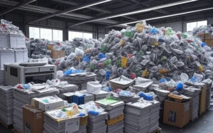 Jornada de canje de materiales reciclables y artículos informáticos.