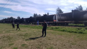Hombre muerto atropellado por un tren en Funes.
