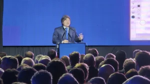 Javier Milei en Rosario: hay marchas en el centro contra sus políticas