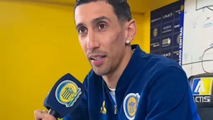 Di María habló en conferencia de prensa.