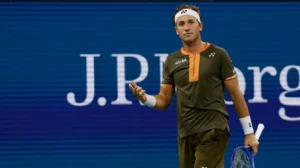 Casper Ruud se quejó del olor a marihuana en el US Open.