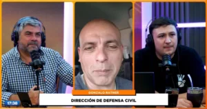 Gonzalo Ratner, de Defensa Civil, en "Muy Rosarino".