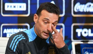 Lionel Scaloni habló en conferencia de prensa.
