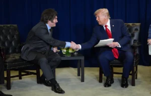 La reunión de Milei con Trump impactó positivamente.