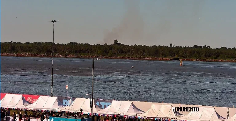Incendios en las islas mientras se celebraba el Tricentenario.