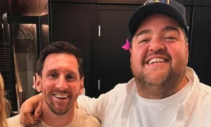 La emoción de Darío Barassi tras conocer a Messi.