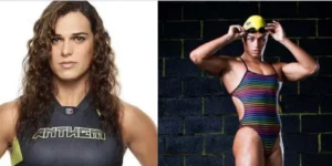 La nadadora trans Hannah Caldas fue duramente sancionada.