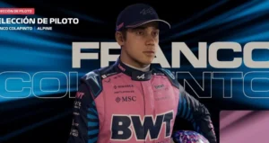 Colapinto fue incluido en el videojuego de la Fórmula 1.
