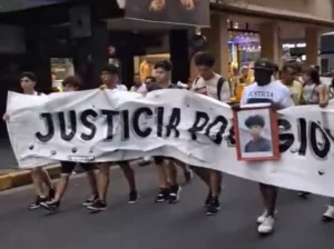 Marcha por justicia en el caso Giovani Mvogo Eteme