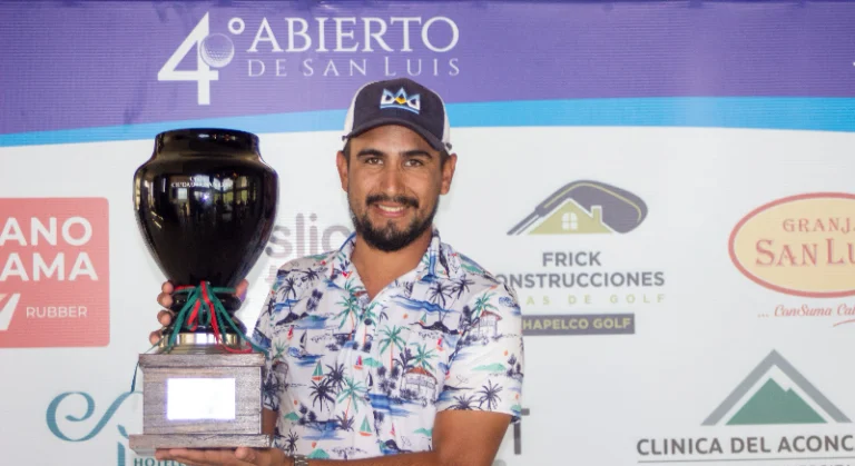 Franco Romero ganador del ranking del Tour Argentino de Golf