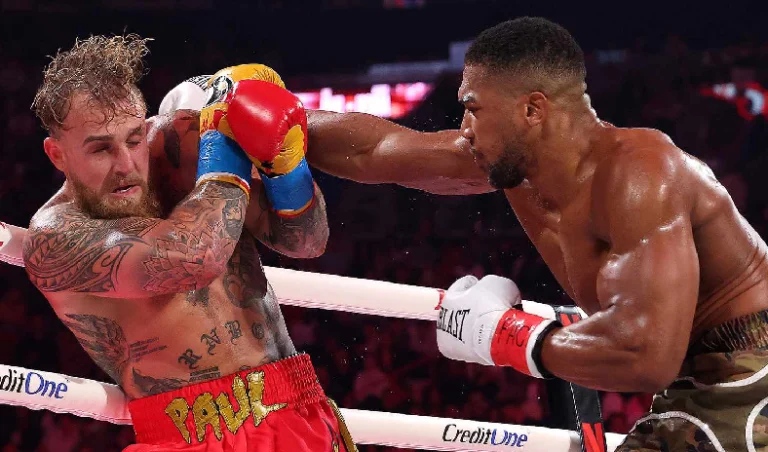 El impactante nocaut de Anthony Joshua a Jake Paul