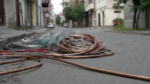 Bajó el robo de cables y metales en Rosario