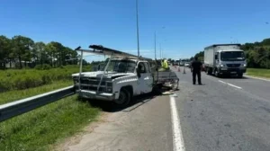 Accidente en la autopista Rosario-Santa Fe