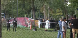 Encuentran un cadáver en el Club Infantil Libertad