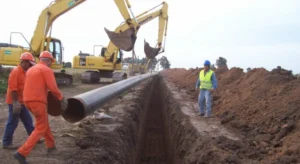 Construyen un gasoducto clave en General Lagos