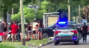 Motociclista muerta tras chocar con una camioneta en Fisherton