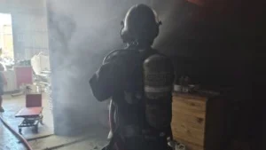 Incendio en un galpón de químicos en Zona Sur
