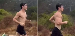 El entrenamiento de Colapinto bajo la lluvia