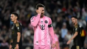 Lionel Messi tras la goleada sufrida por Inter Miami