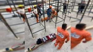 Operativo de emergencia en un pozo en la zona norte de Rosario