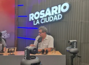 Presentación del periodista Germán de los Santos en Rosario La Ciudad Media