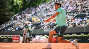 Mariano Navone en la final de Ginebra