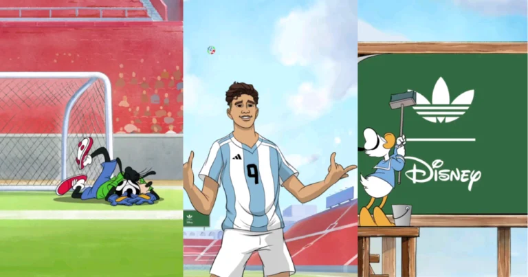 El Pato Donald, Goofy y Julián Álvarez juntos, la campaña de Disney y Adidas de cara al Mundial