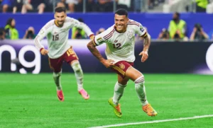 Selección de España festejando el pase a la final del Mundial