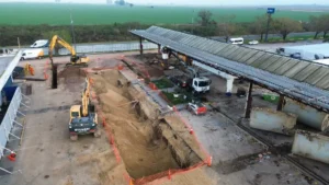 Estaciones de servicio en la autopista Rosario–Santa Fe