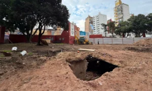 Encuentran túneles subterráneos del Mercado Norte bajo la Plaza de la Cooperación