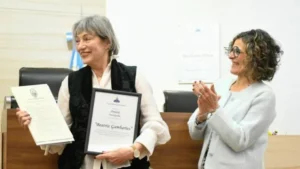 Reconocimiento del Concejo Municipal a la artista rosarina Betty Gambartes
