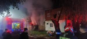 Importante incendio en barrio Tablada