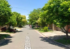 Patrullero en un operativo por una entradera en zona oeste de Rosario
