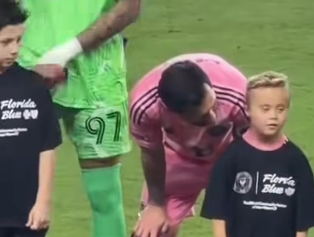 La reacción de un pequeño fan al conocer a Messi que se volvió viral
