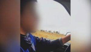Ayrton e Isaías manejaron durante 6 horas por la autopista